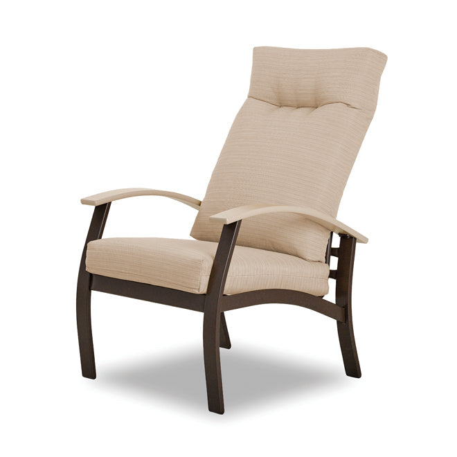 Telescope Casual Belle Isle Cushion Aluminum Outdoor Supreme Arm Chair