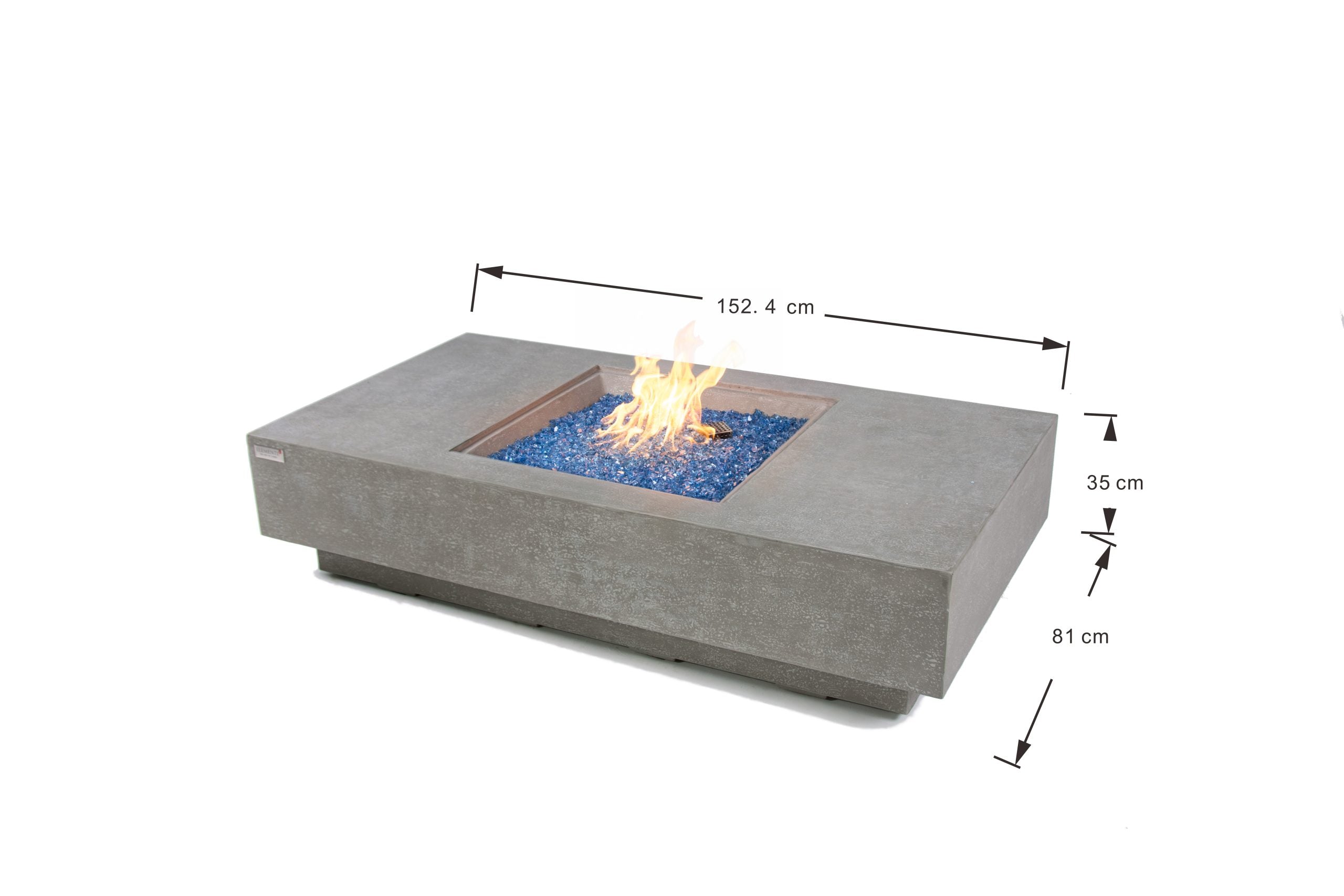 Elementi Plus Monte Carlo Fire Pit Table