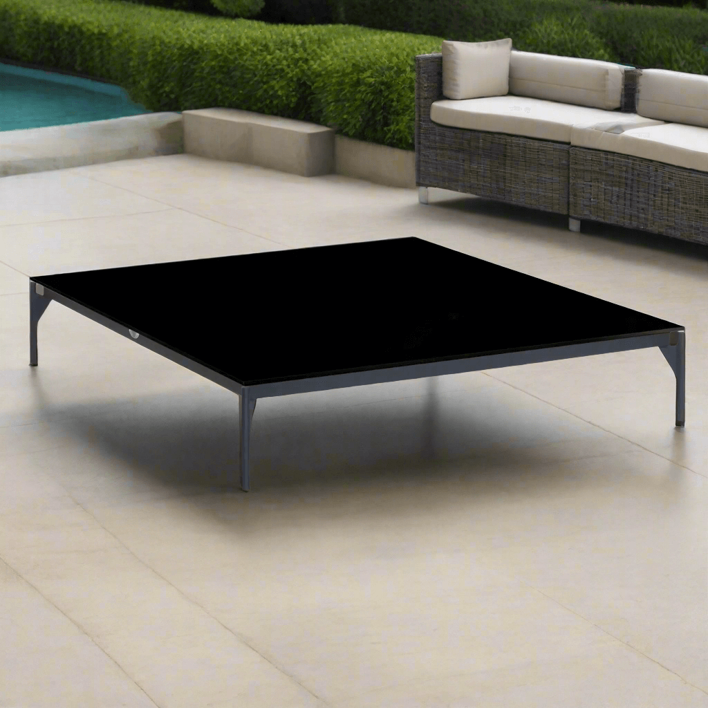 Skyline Design Boston Coffee Table with Glass - Elegant & Contemporary