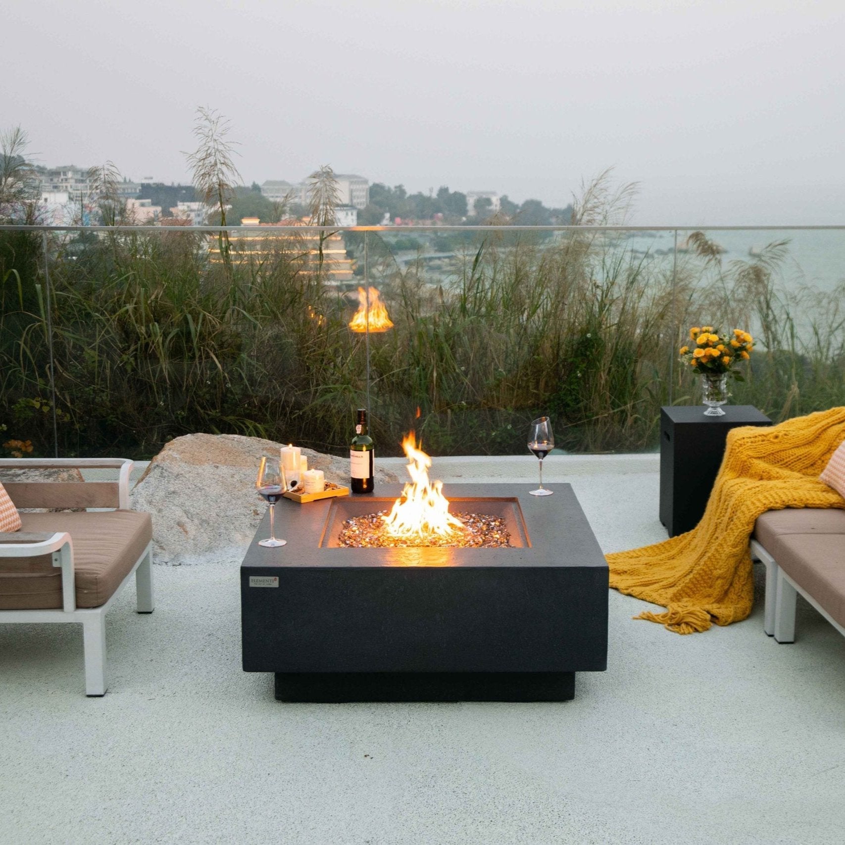 Elementi Plus Bergen Fire Pit Table