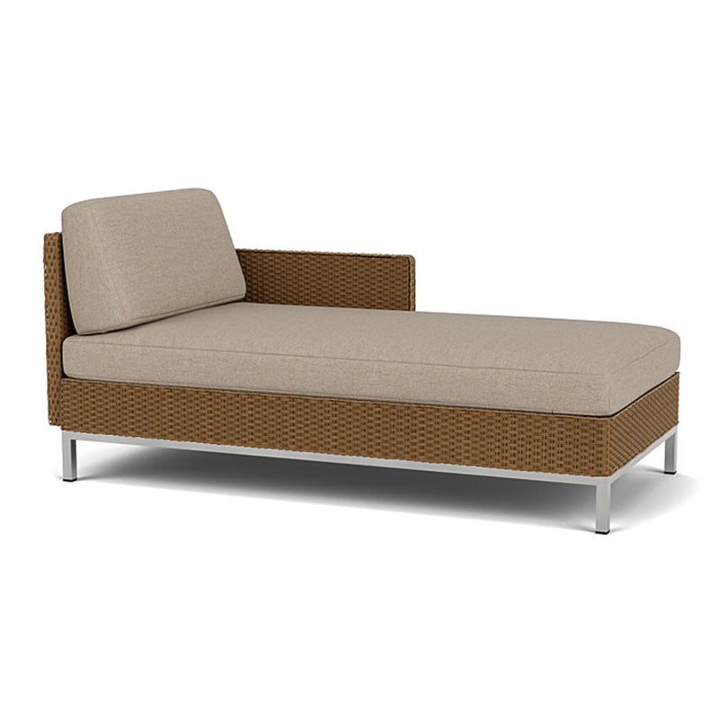 Lloyd Flanders Catalina Wicker Left Arm Chaise