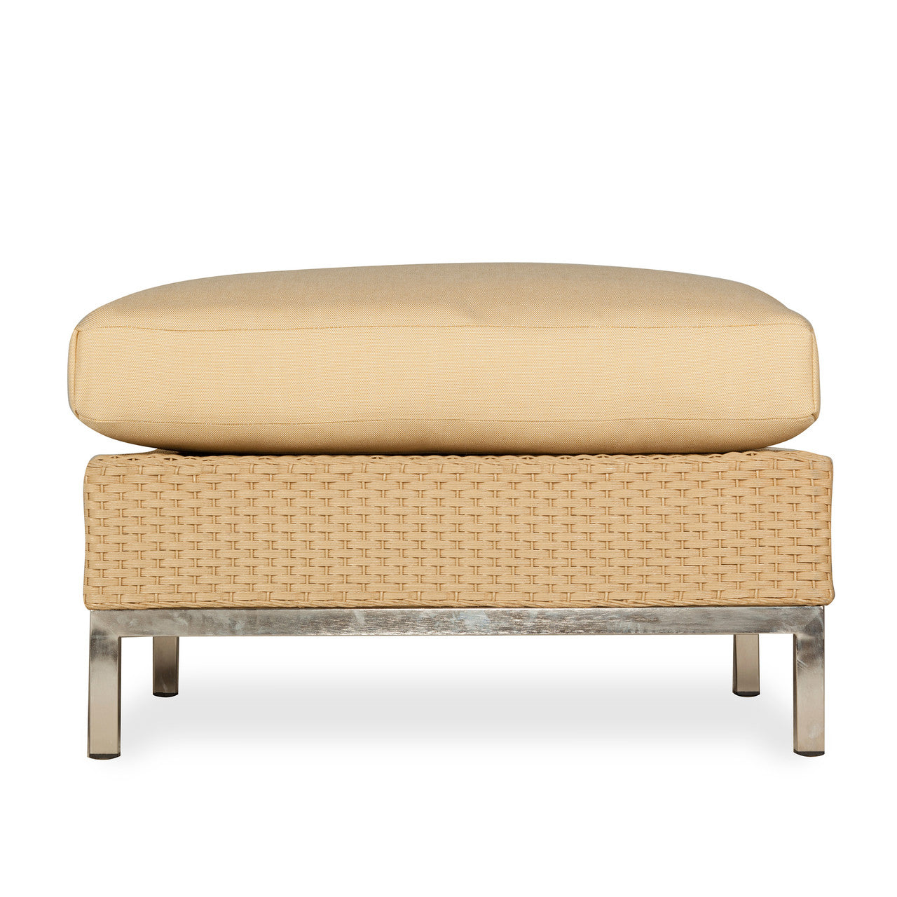 Lloyd Flanders Elements Wicker Ottoman