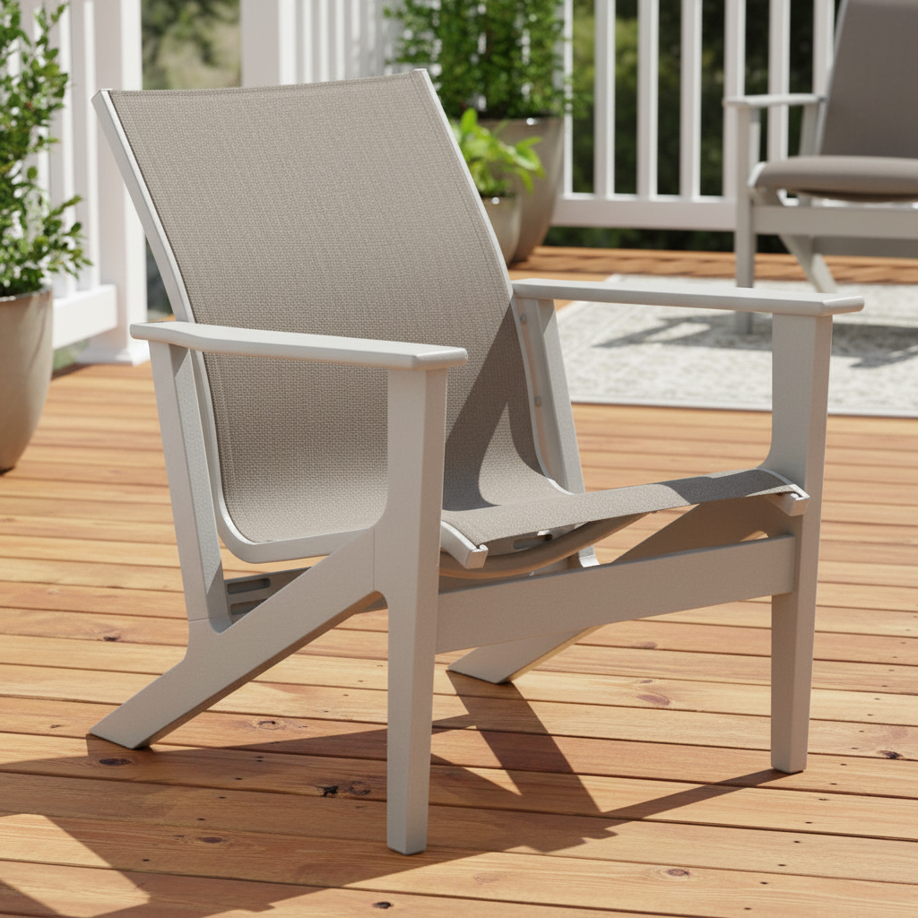 Telescope Casual Wexler MGP Sling Outdoor Chat Height Arm Chair