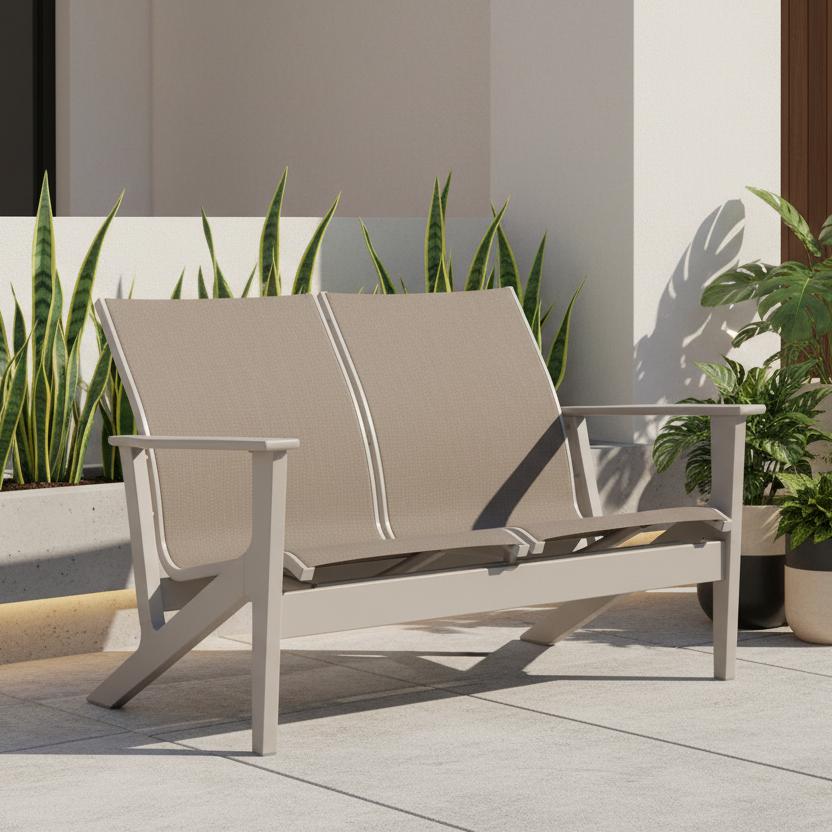 Telescope Casual Wexler MGP Sling Outdoor Chat Two-Seat Loveseat