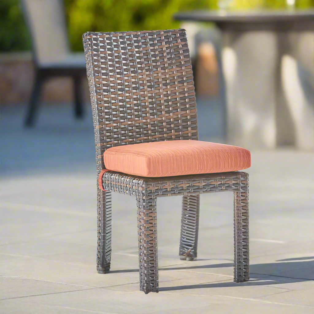 Replacement Cushions for South Sea Rattan Saint Tropez Wicker Dining Side Chair