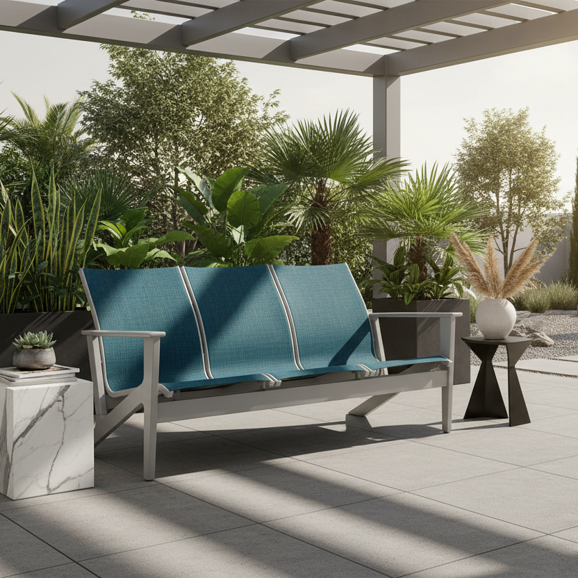 Telescope Casual Wexler MGP Sling Outdoor Chat Three-Seat Sofa