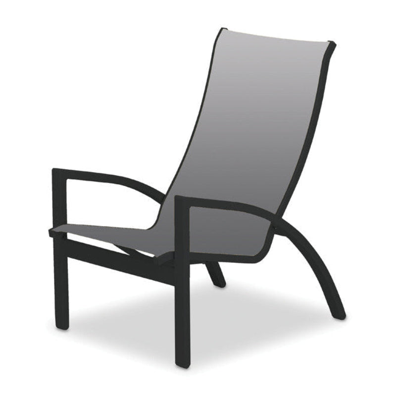 Telescope Casual Kendall Sling Aluminum Outdoor Stacking Chat Height Chair