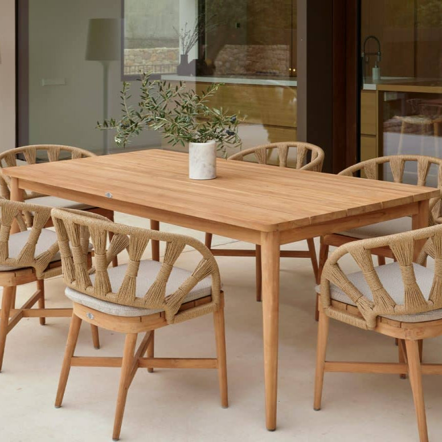 Skyline Design Krabi Rectangular Teak Dining Table
