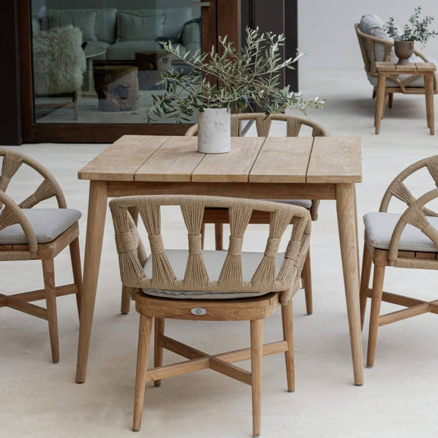 Skyline Design Krabi Square Teak Dining Table