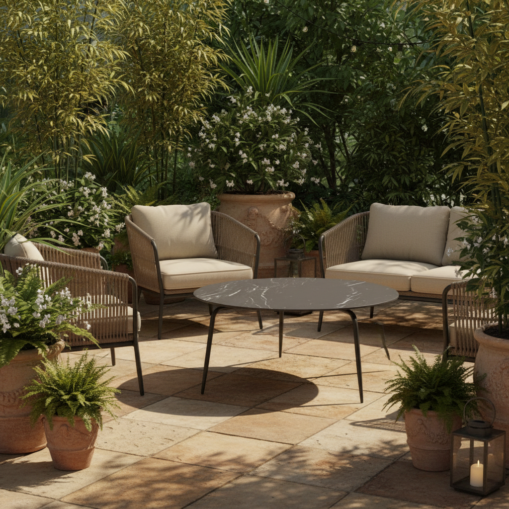 Skyline Design Rodona Coffee Table with Glass