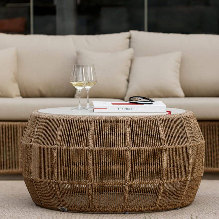 Skyline Design Calixto Coffee Table with Glass