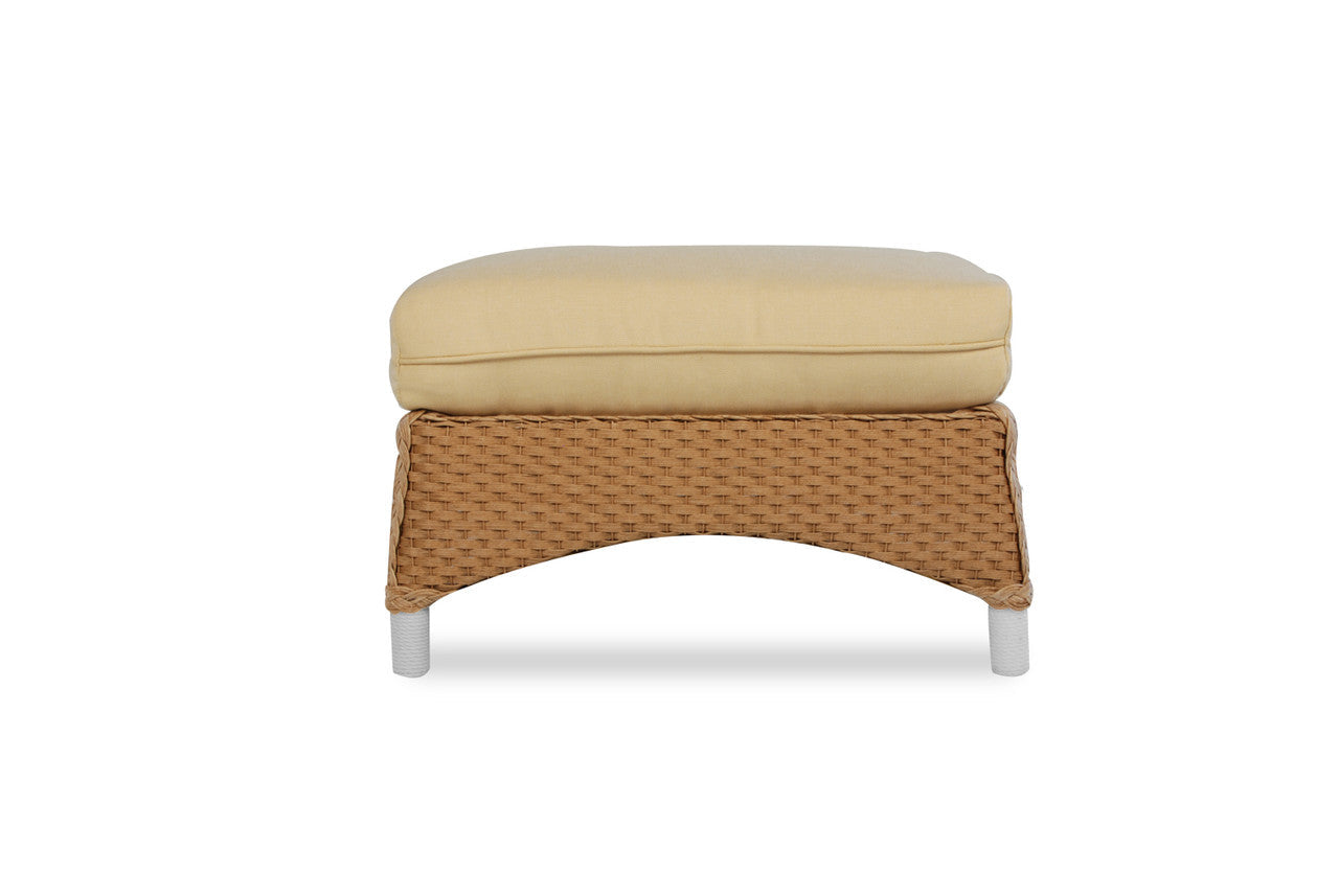 Lloyd Flanders Mandalay Wicker Ottoman