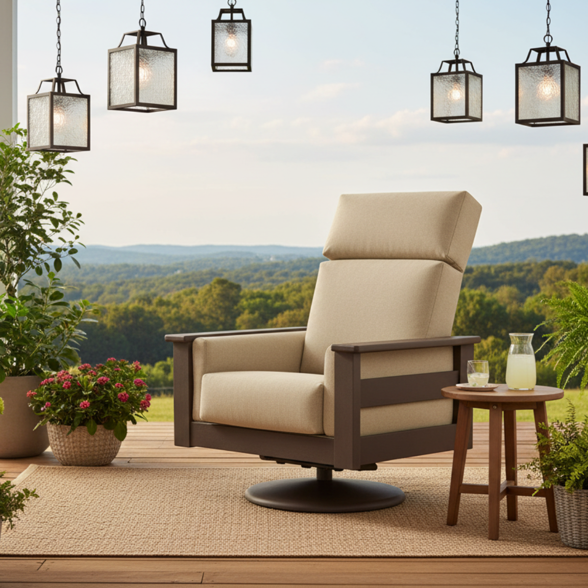 Telescope Casual Leeward MGP Cushion Premier Swivel Rocker w/ MGP Arms