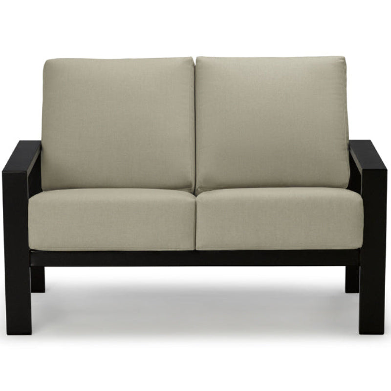 Telescope Casual Larssen Cushion Aluminum Outdoor Loveseat