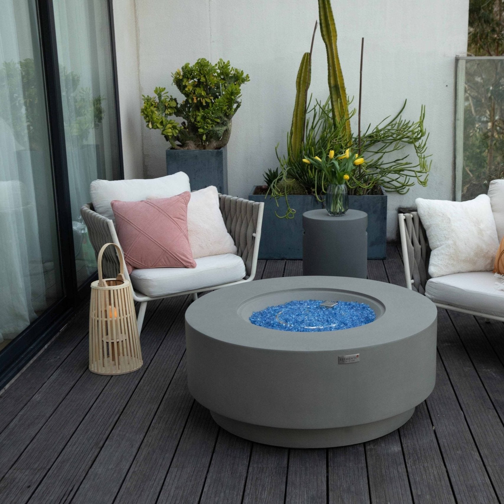 Elementi Plus Colosseo Fire Pit Table