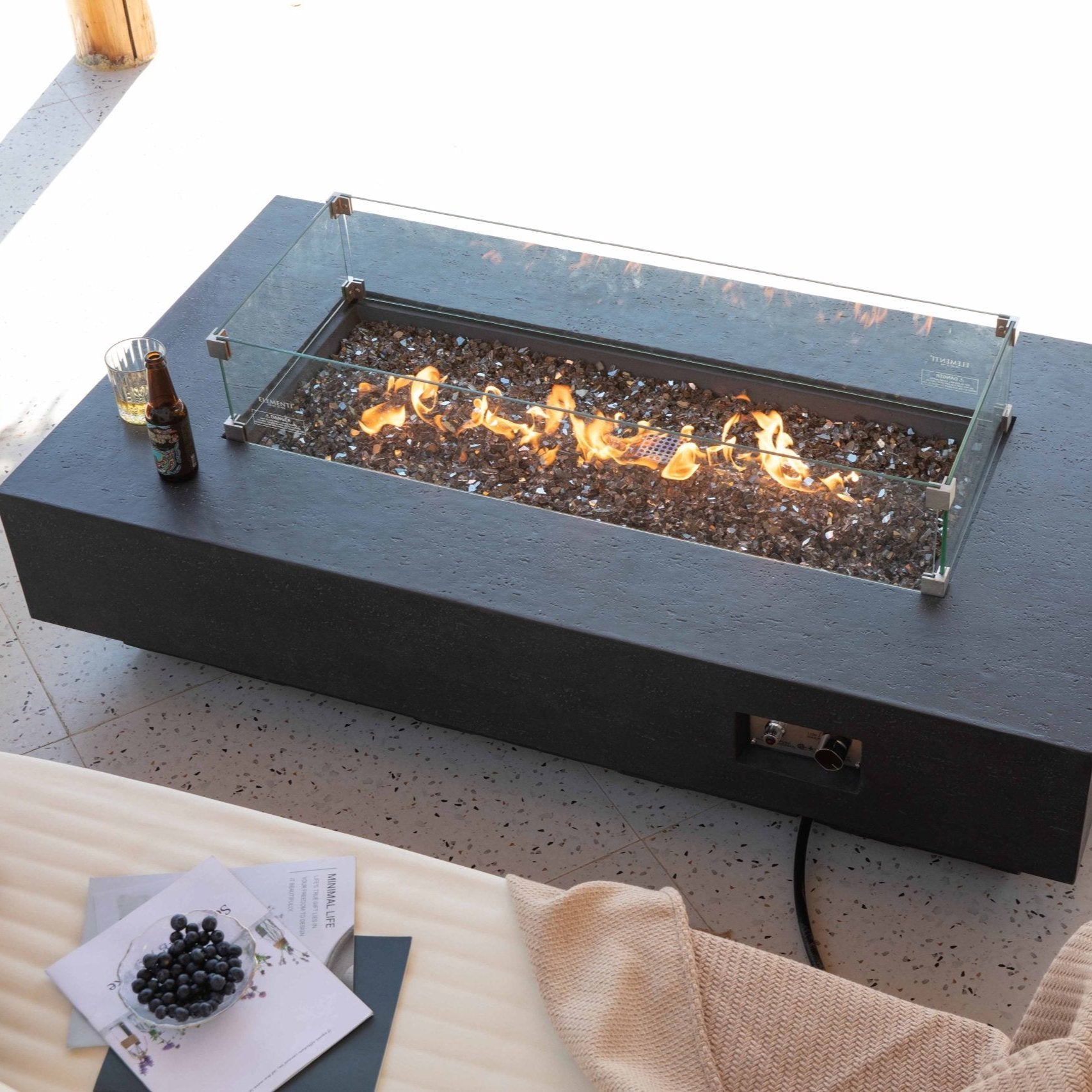 Elementi Plus Positano Fire Pit Table