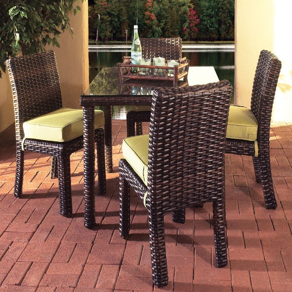 South Sea Rattan Saint Tropez Outdoor Wicker Square Dining Set