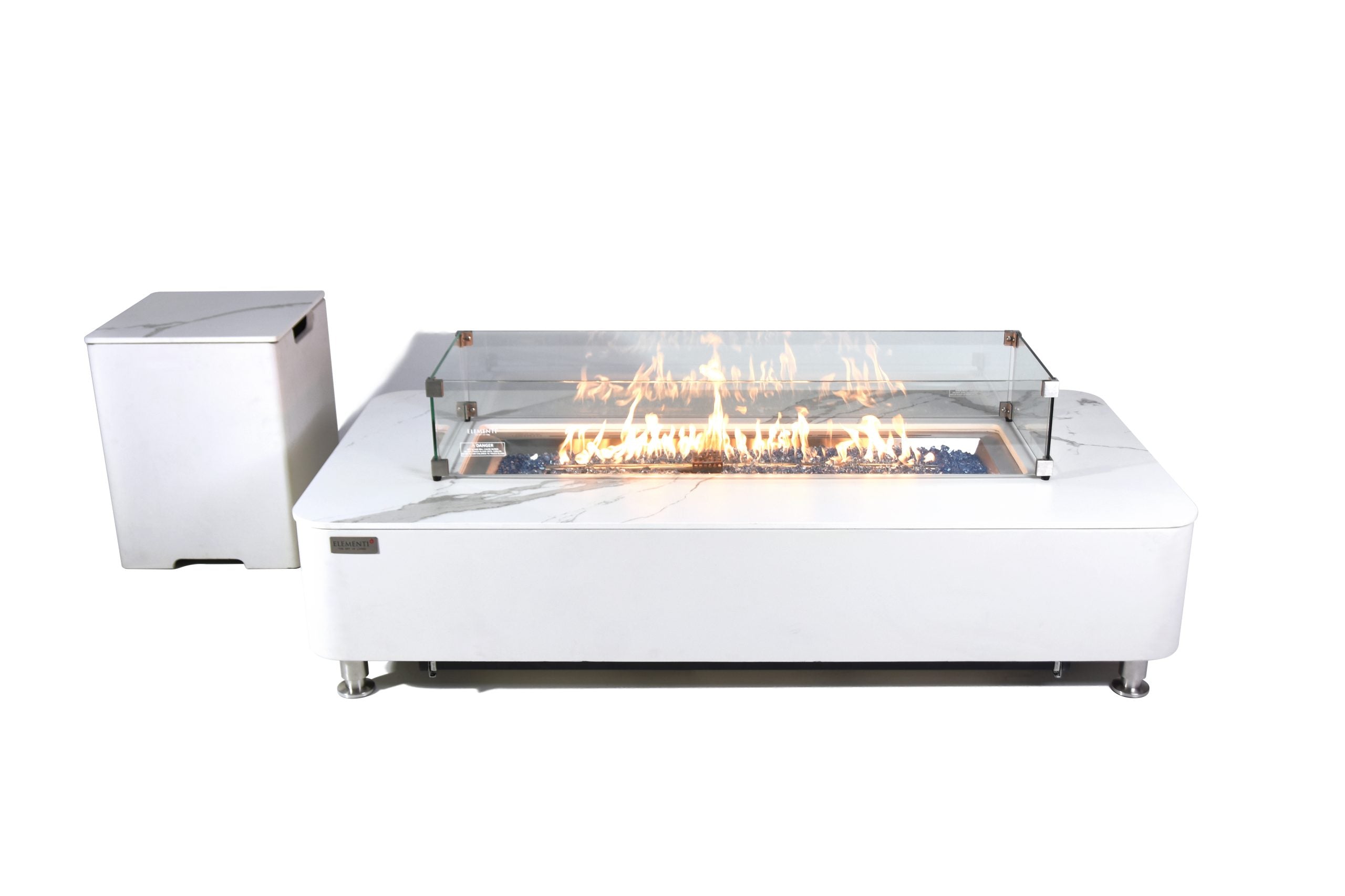 Elementi Plus Athens Porcelain Top Fire Table