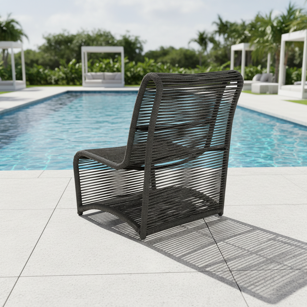 Sunset West Milano Armless Club Chair