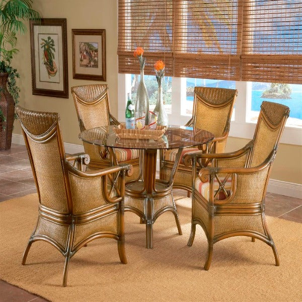 South Sea Rattan Pacifica Indoor Wicker Dining Set