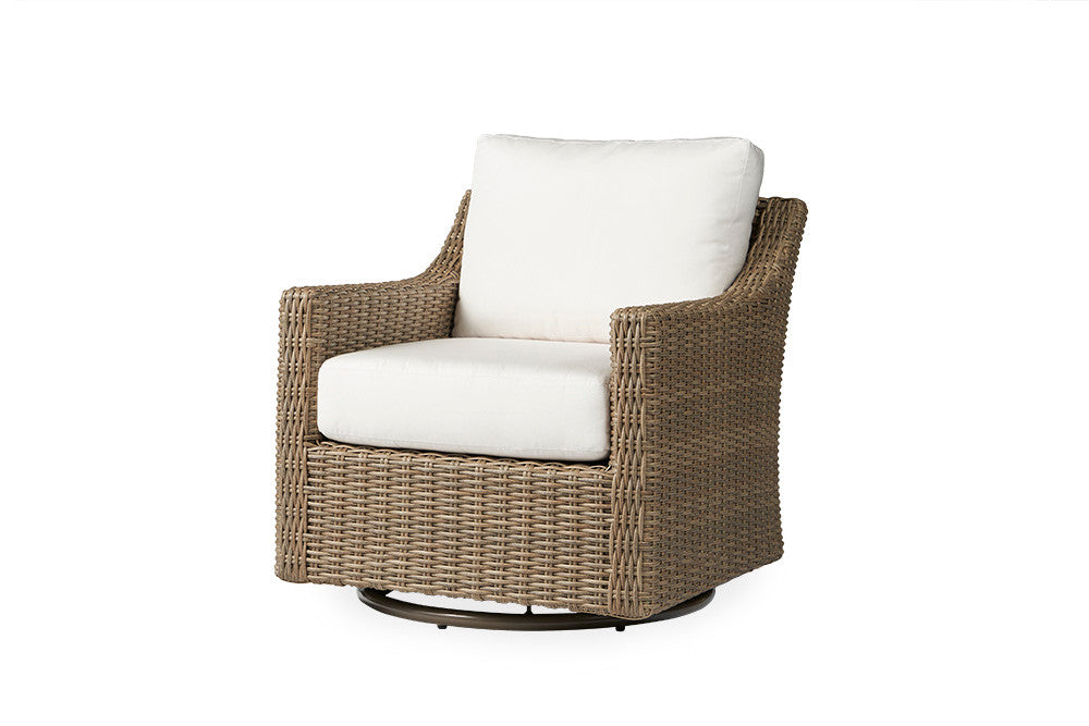 Lloyd Flanders Milan Woven Vinyl Swivel Glider Lounge Chair