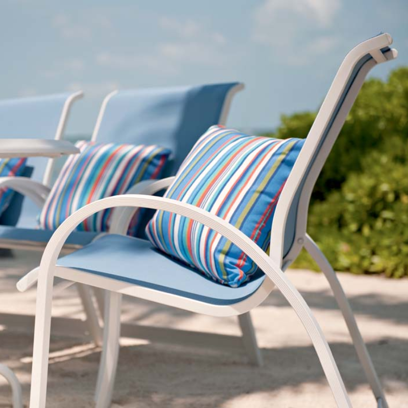 Telescope Casual Aruba II Aluminum Sling Outdoor Stacking Armchair