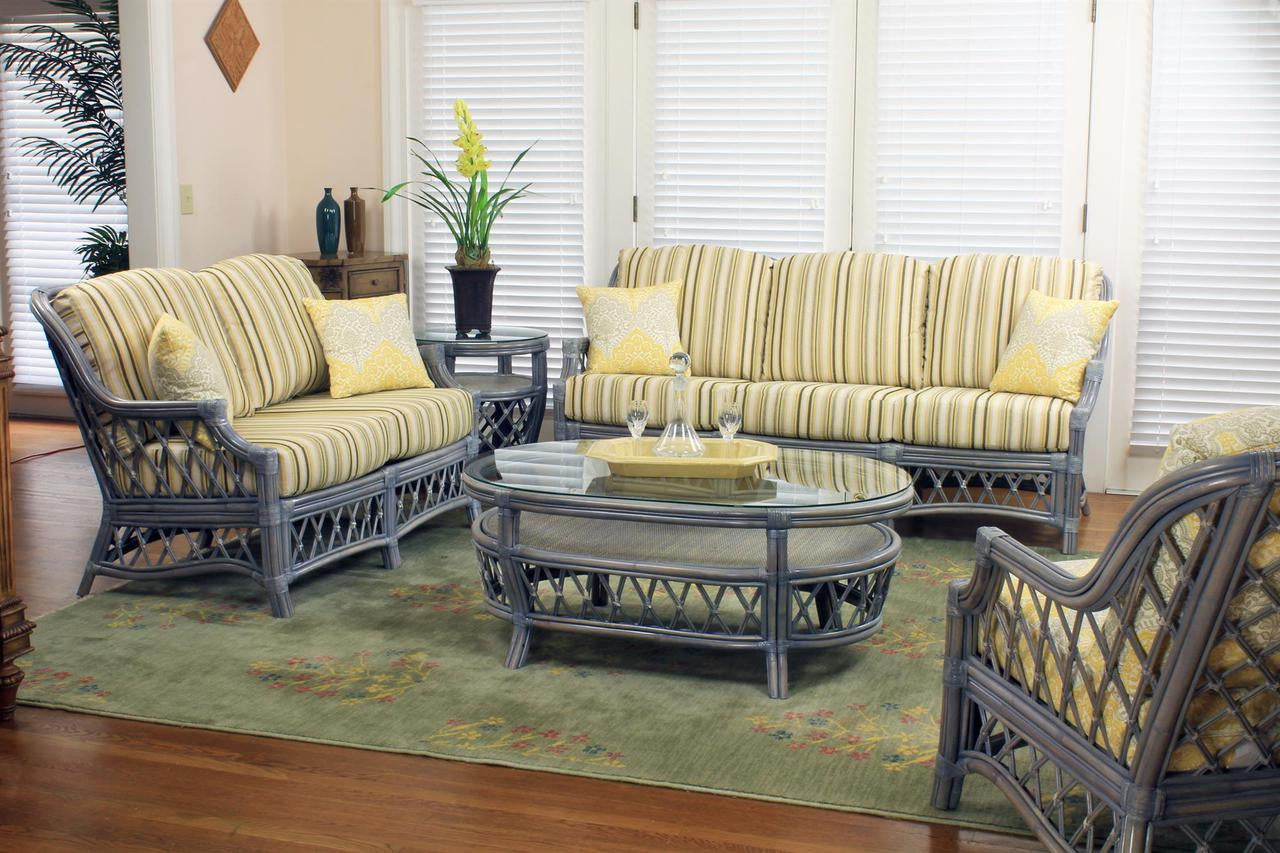 South Sea Rattan Nadine Indoor Living Room Set