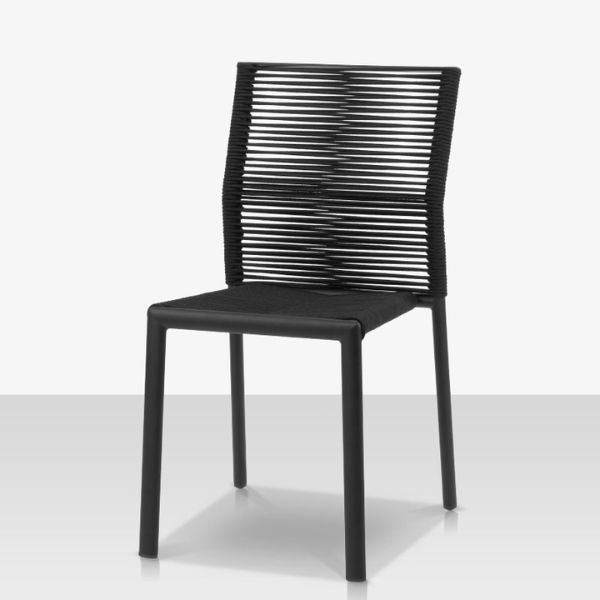 Source Furniture Avalon Aluminum Rope Dining Side Chair