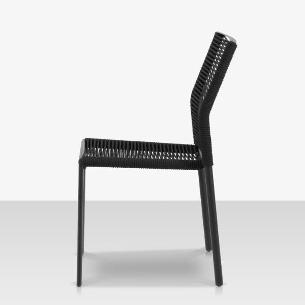 Source Furniture Avalon Aluminum Rope Dining Side Chair