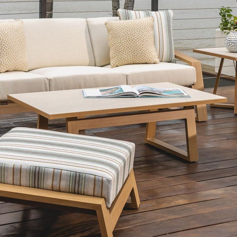 Lloyd Flanders Pursuit 48" Rectangular Cocktail Table