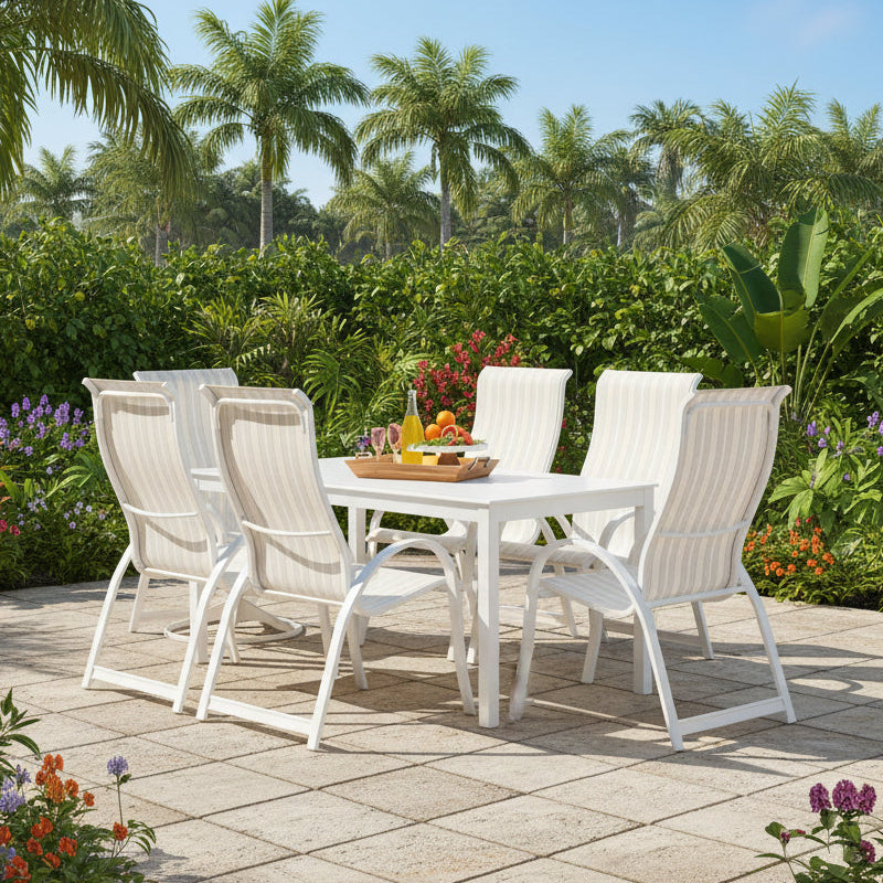 Telescope Casual Aruba II Aluminum Sling Outdoor Swivel Rocker