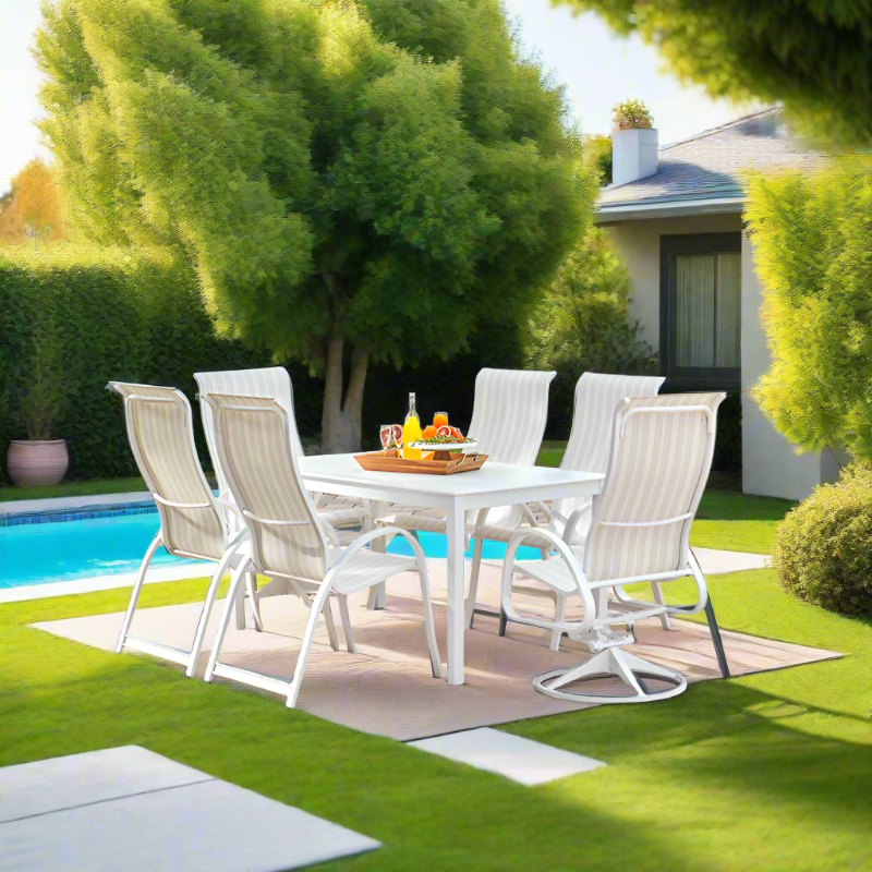Telescope Casual Aruba II Aluminum Sling Outdoor Swivel Rocker