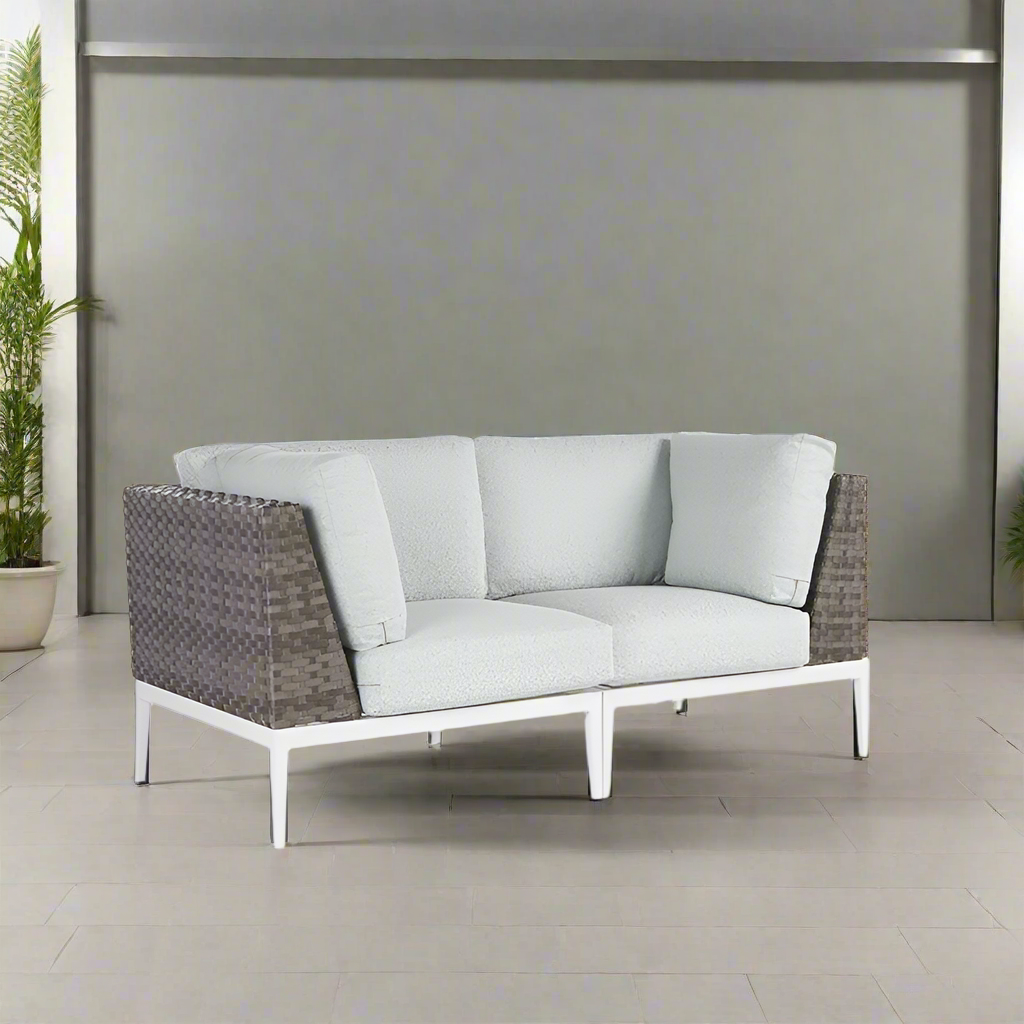 South Sea Rattan Stevie Wicker Settee