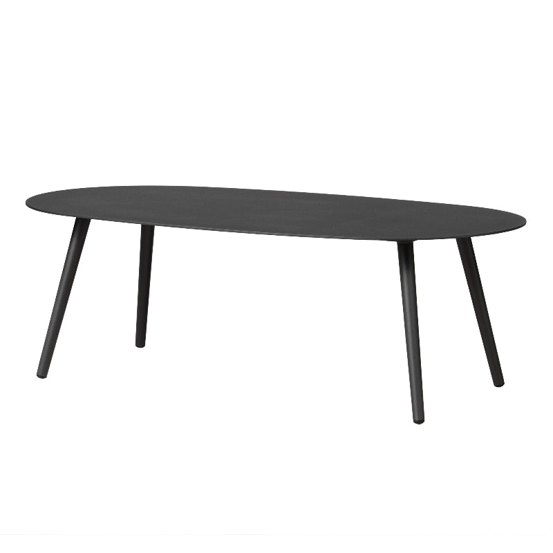 Lloyd Flanders Elba All-Aluminum Frame 47.5" Oval Coffee Table