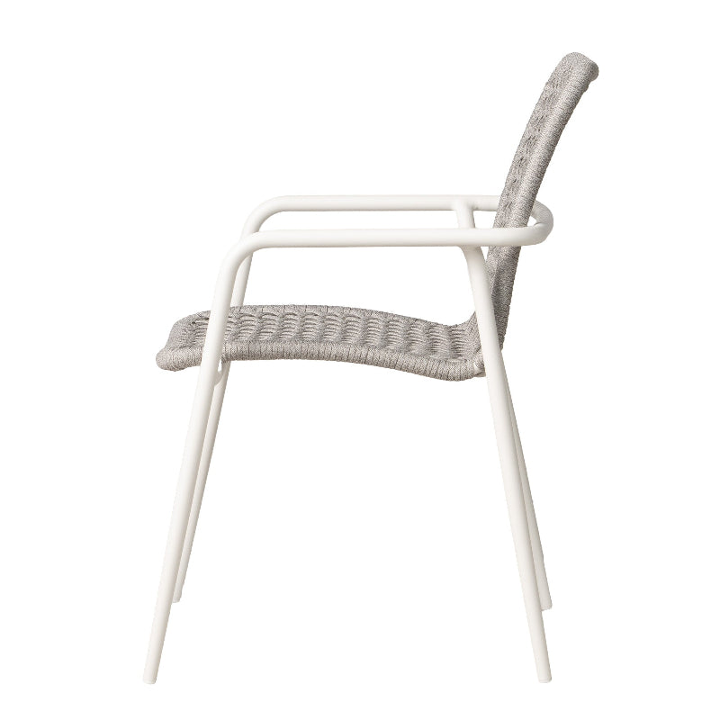 Lloyd Flanders Albany All-Aluminum Frame Dining Armchair (Set of 4)