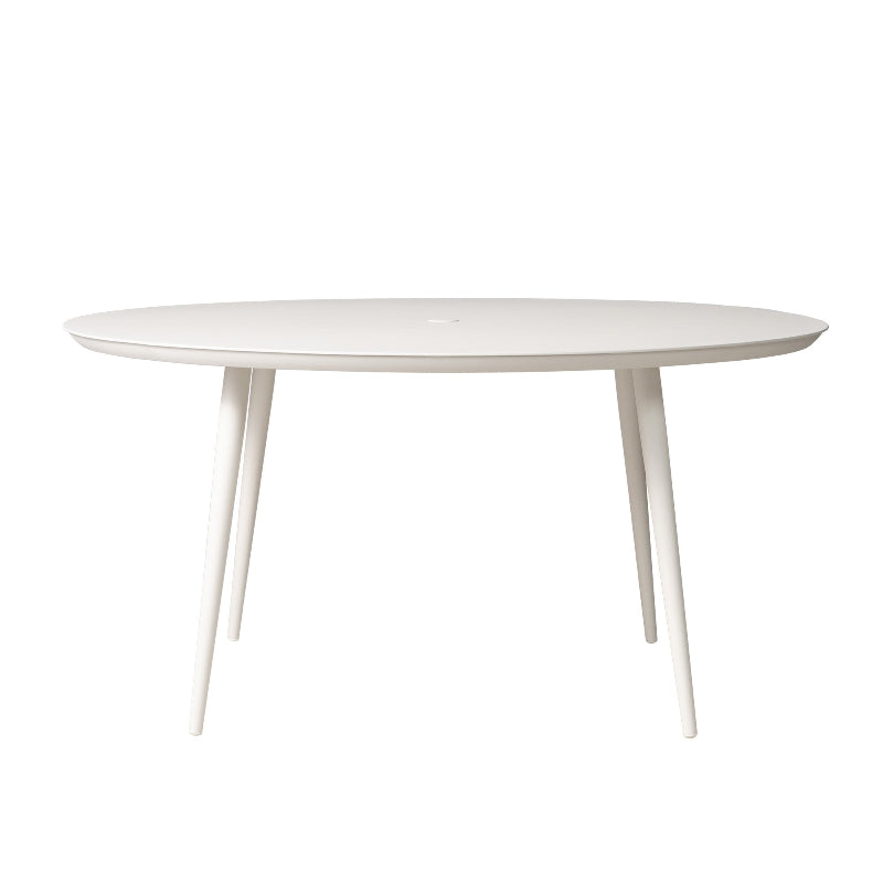 Lloyd Flanders Burano All-Aluminum Frame 59" Round Umbrella Table