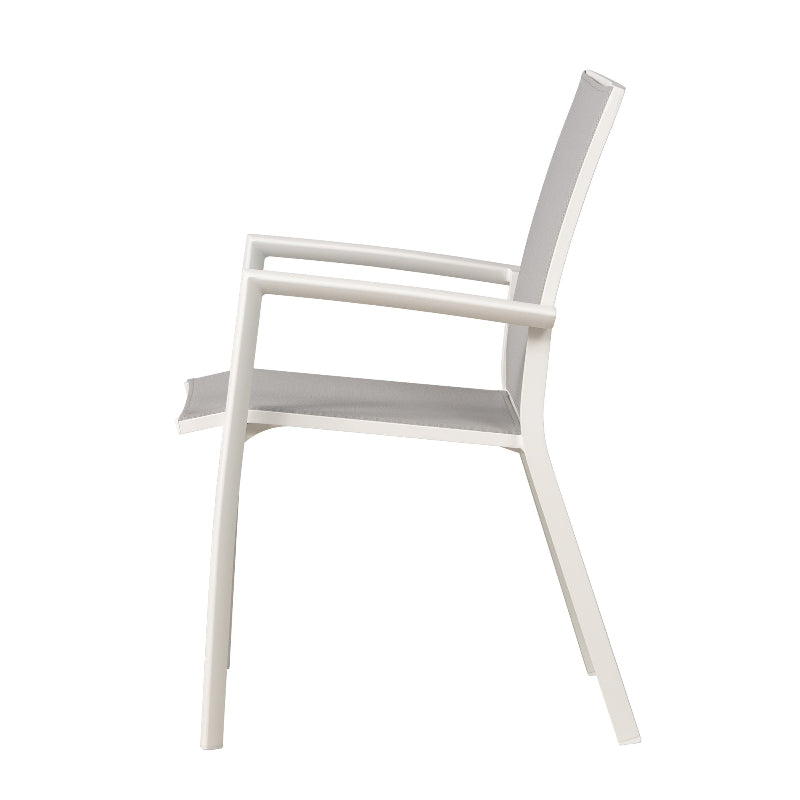 Lloyd Flanders Albany All-Aluminum Frame High Back Dining Chair (Set of 4)