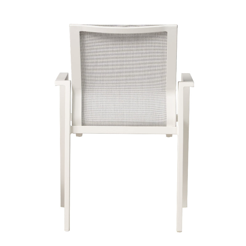 Lloyd Flanders Albany All-Aluminum Frame High Back Dining Chair (Set of 4)