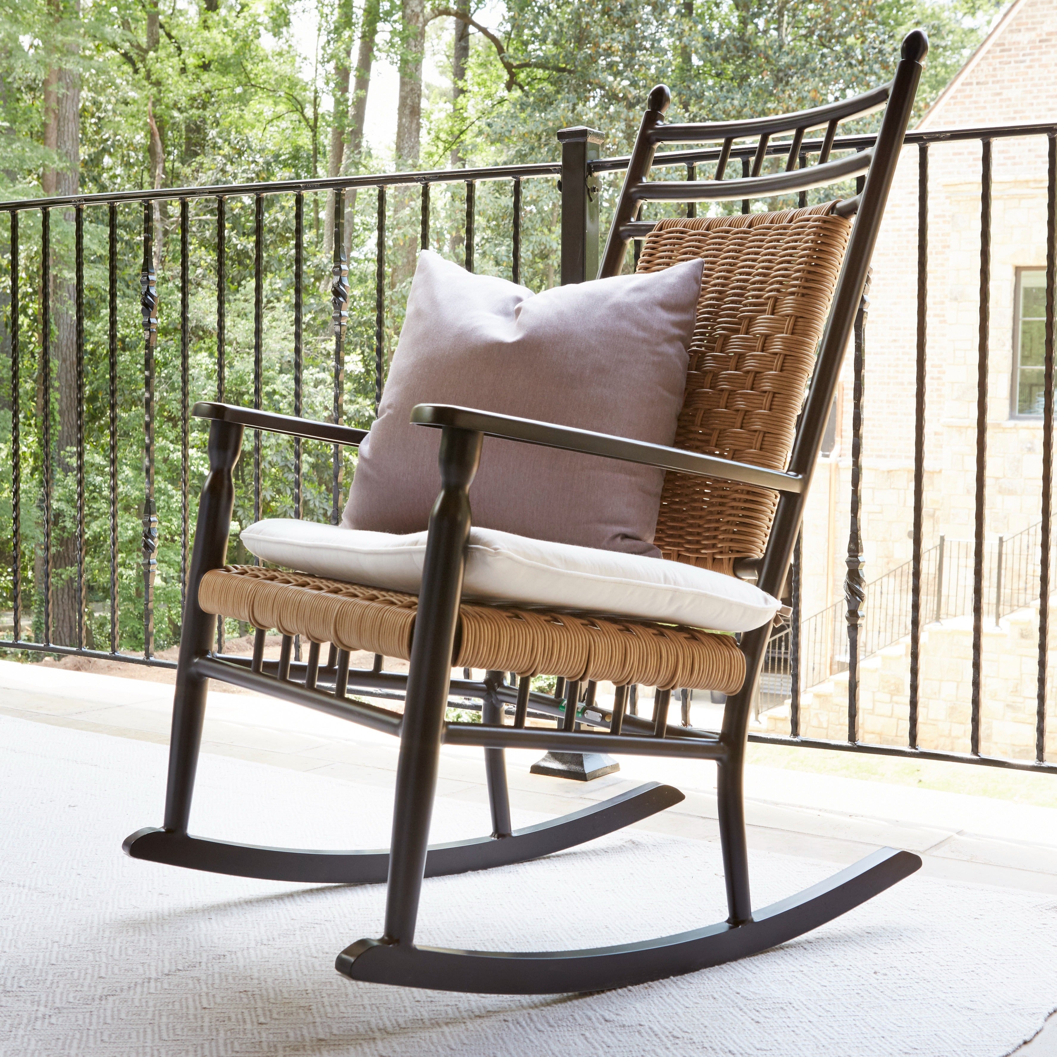 Lloyd Flanders Low Country Woven Vinyl Porch Rocker