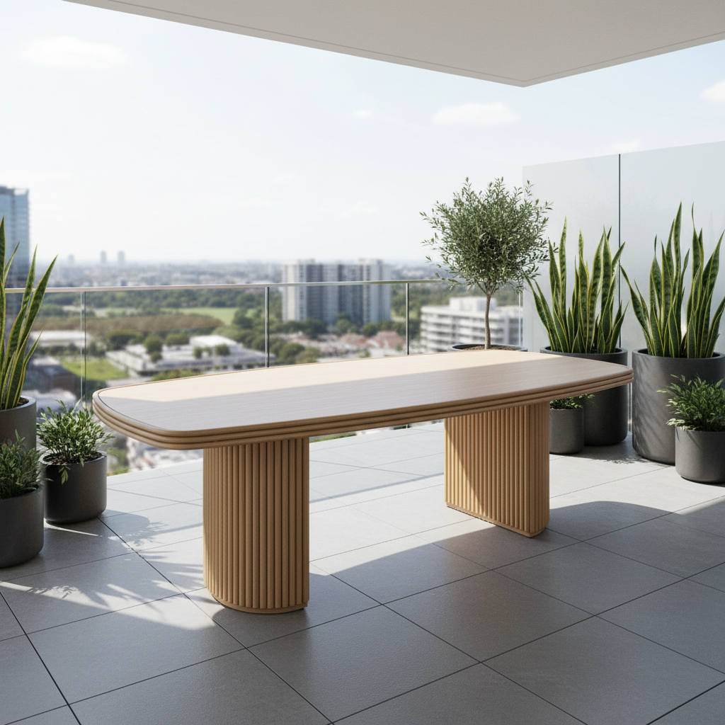 Lloyd Flanders Riviera 94.5" Rectangular Dining Table