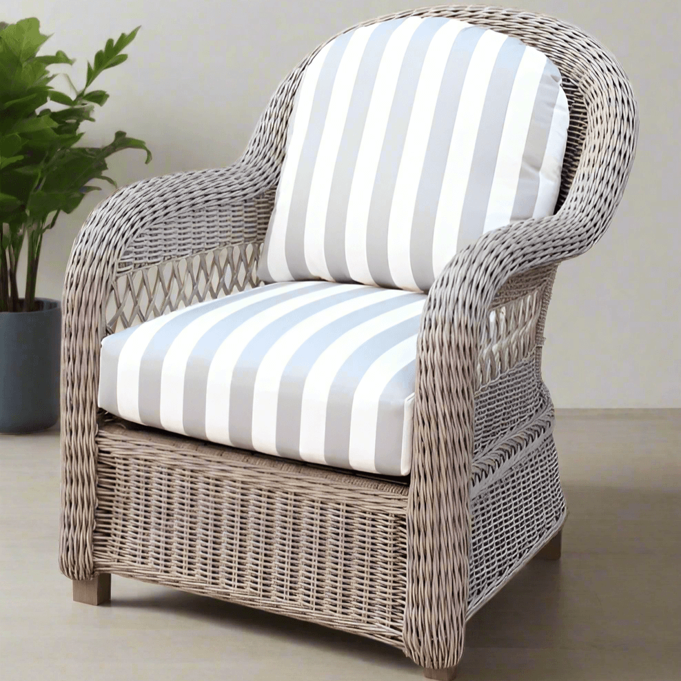Replacement Cushions for South Sea Rattan Arcadia Lounge Chair