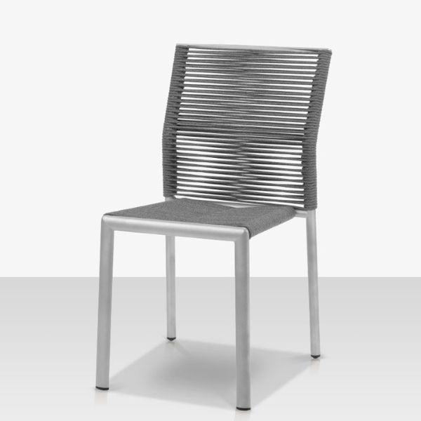 Source Furniture Avalon Aluminum Rope Dining Side Chair