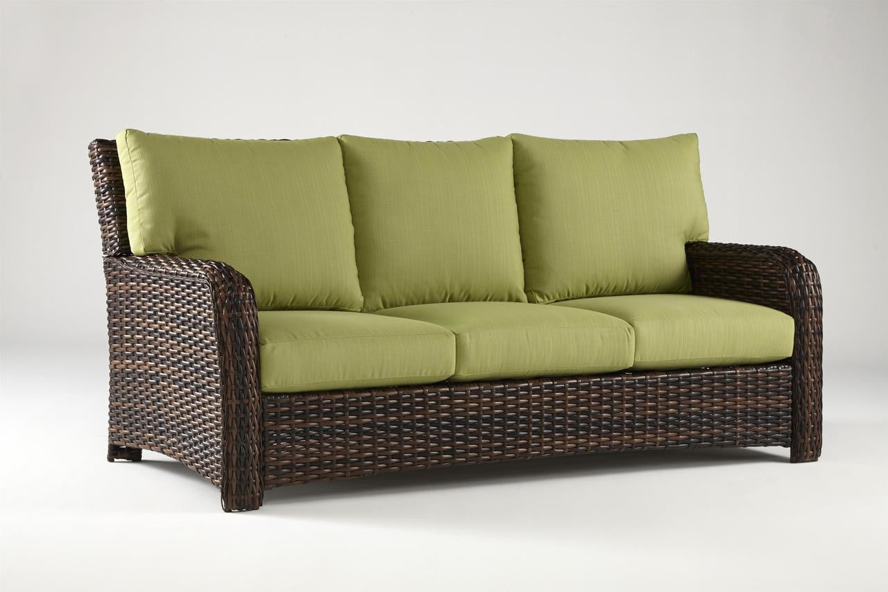 South Sea Rattan Saint Tropez Outdoor Wicker Patio Lounge Set