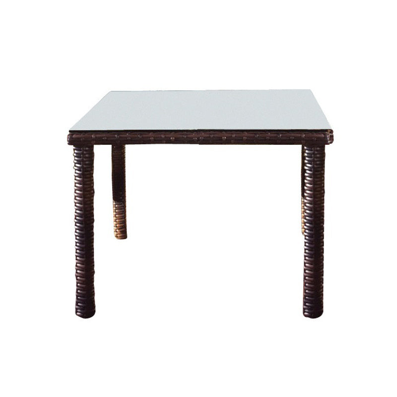 South Sea Rattan Saint Tropez Outdoor Wicker Square Dining Table