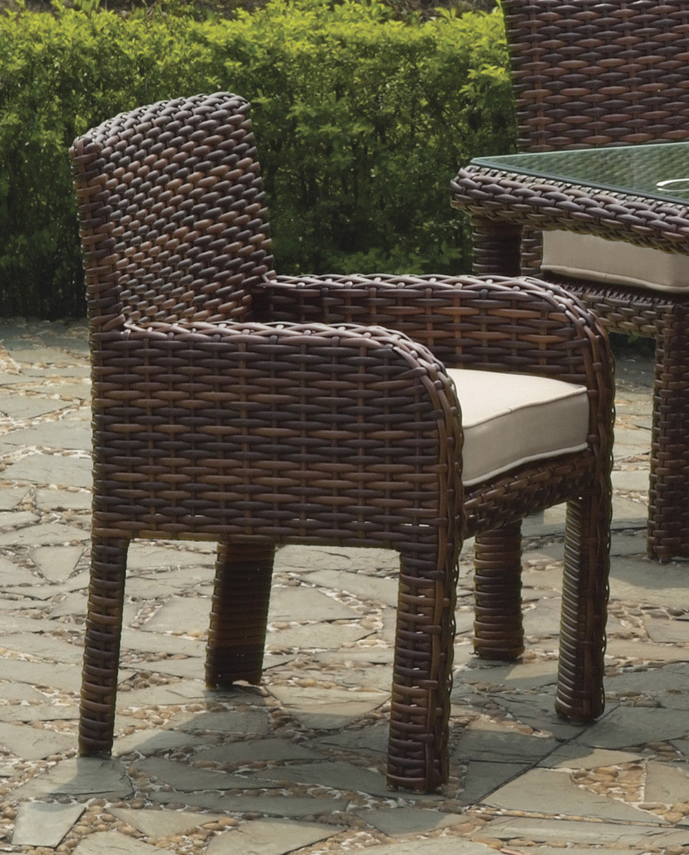 South Sea Rattan Saint Tropez Outdoor Wicker Rectangular Dining Set