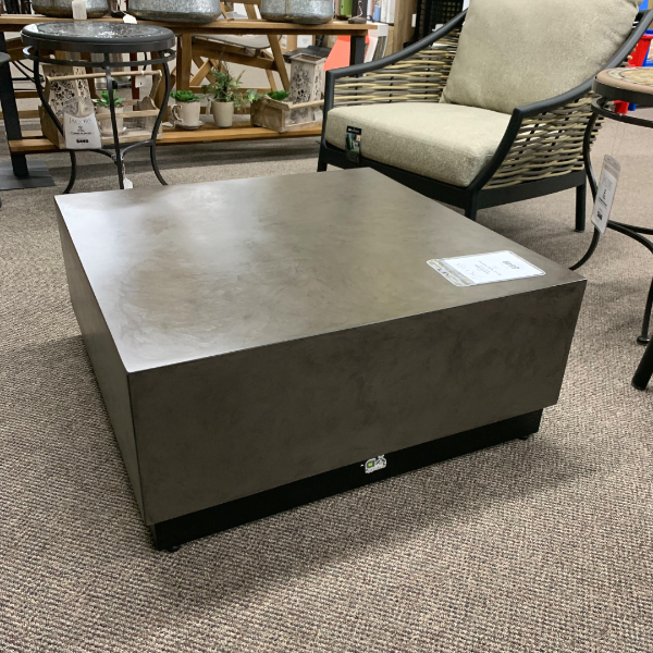 Alfresco Home Crete 30" Square LWC Aluminum Coffee Table