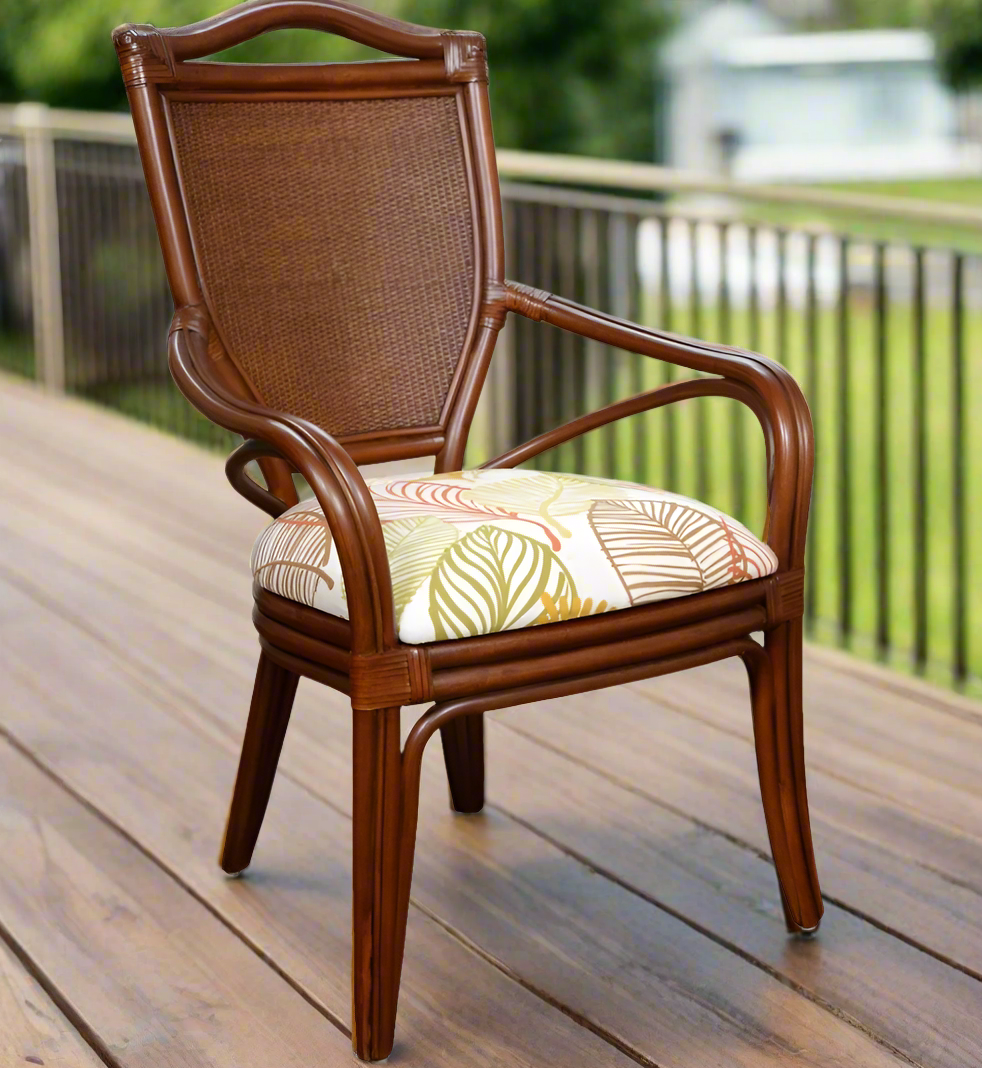 Alexander & Sheridan Serengeti Rattan Indoor Dining Arm Chair