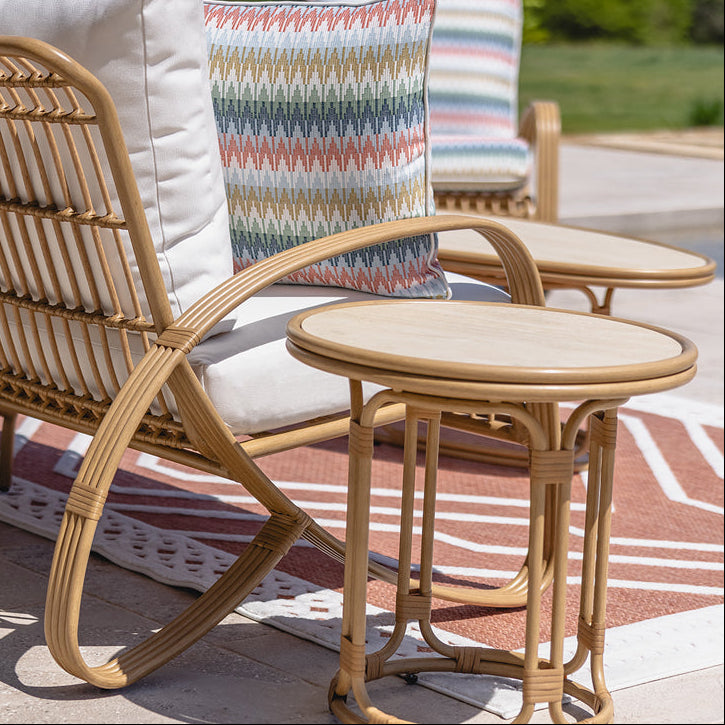 Lloyd Flanders Riviera 23.5" Round End Table