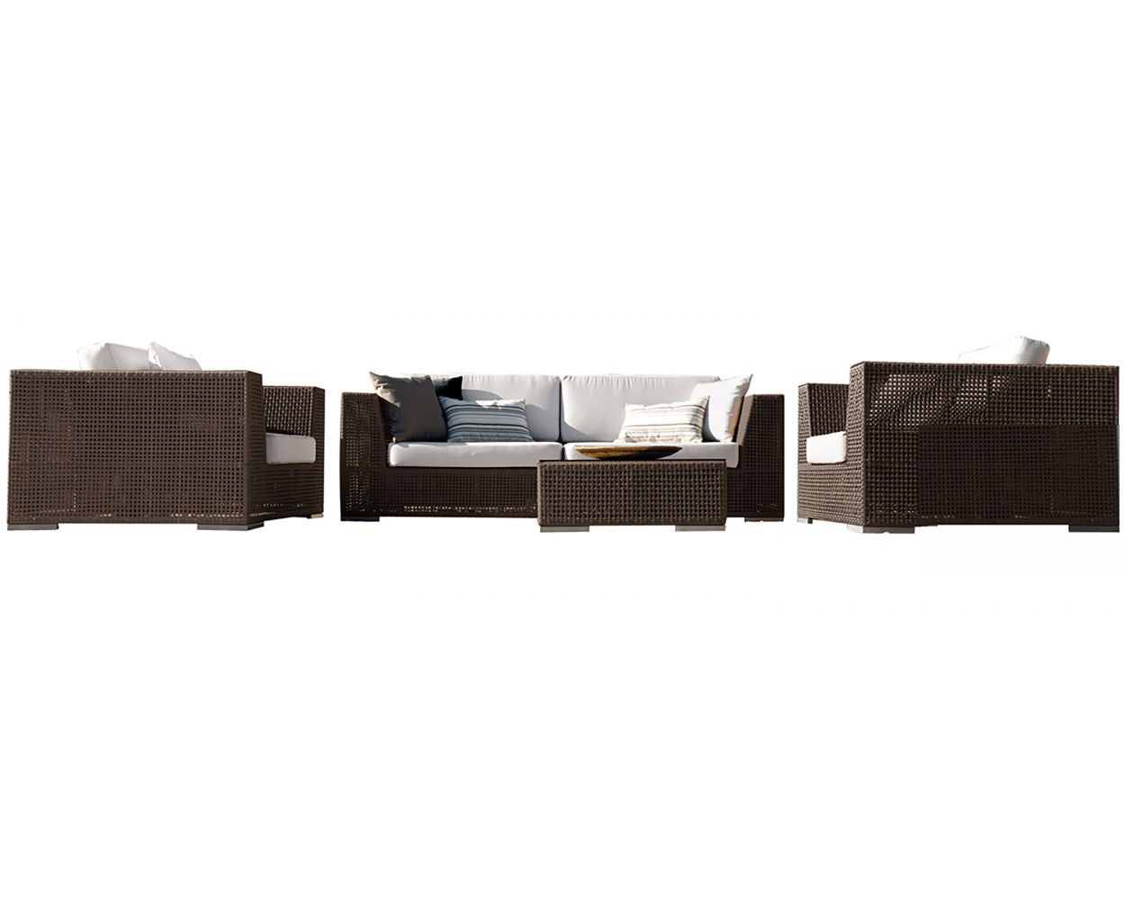 Hospitality Rattan Atlantis 5-Piece Modular Set