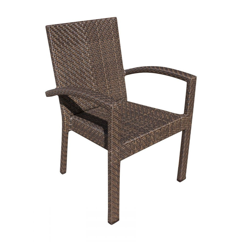 Hospitality Rattan Atlantis Stackable Set of 2 Armchairs